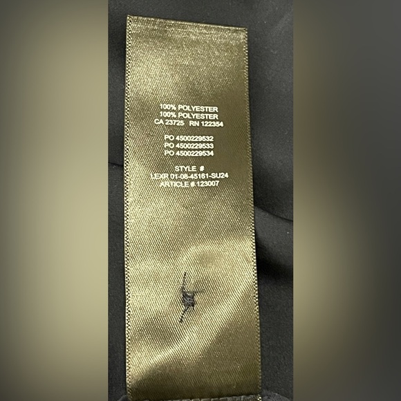 Aritzia Babaton Cella Satin Cutout Dress Satin fit-and-flare maxi dress MED NWT - Picture 9 of 9